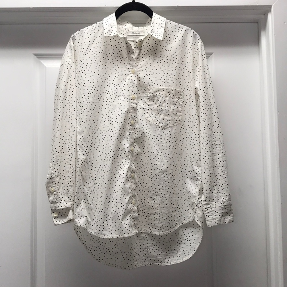 Madewell Oversized Collared Button Down Tunic